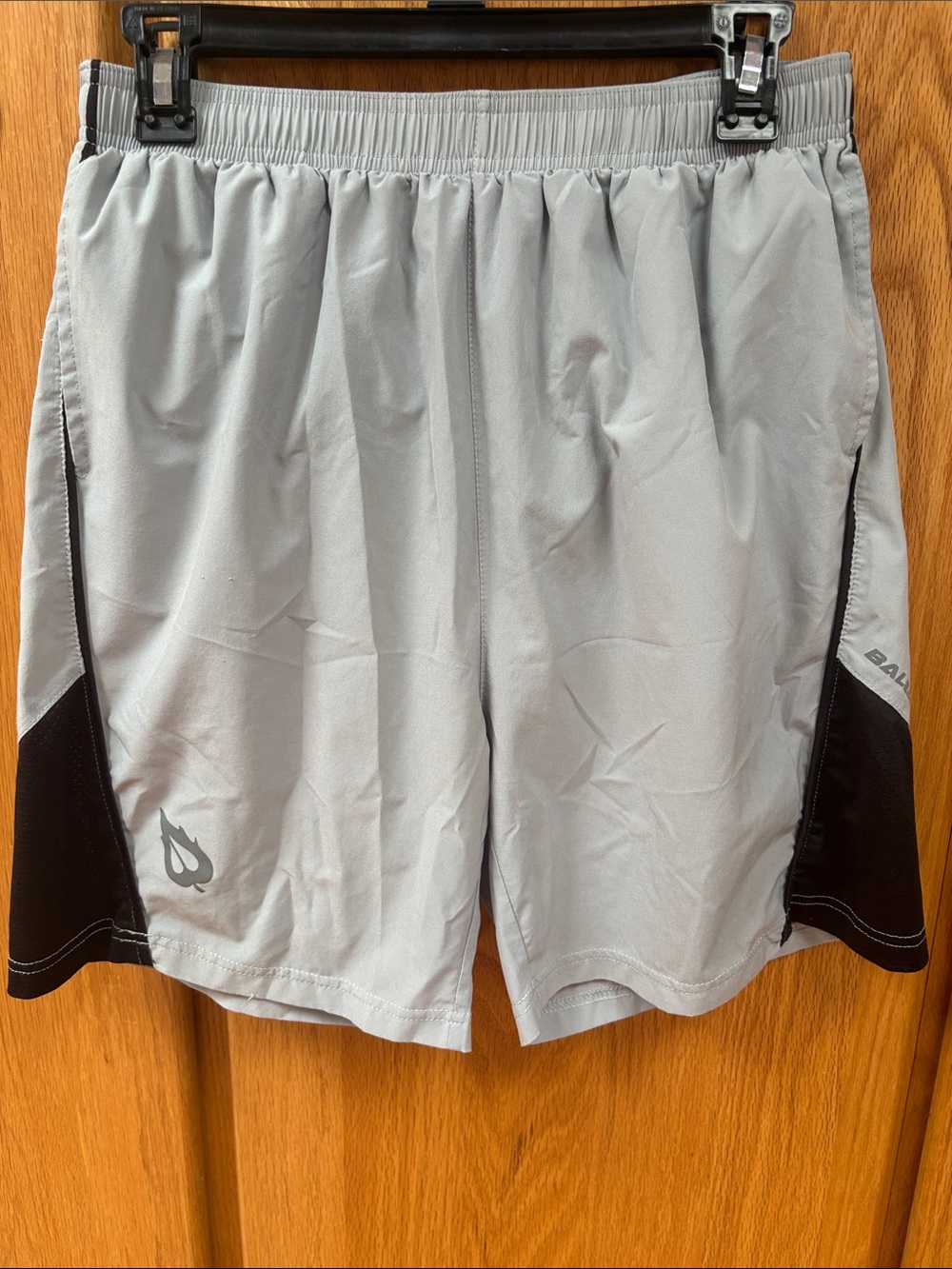 Baleaf Men's 7" Running Shorts with Liner Light Grey M - Picture 4 of 8